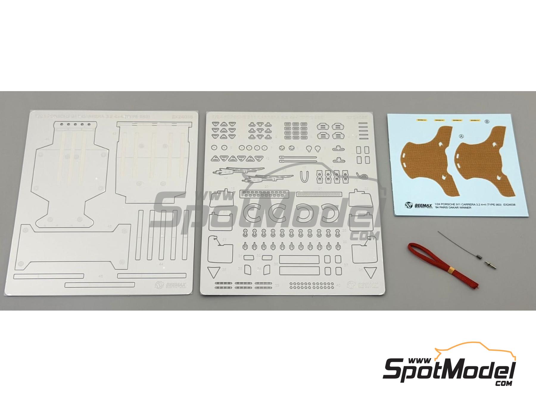 Beemax Model Kits EX24038: Detail up set 1/24 scale - Porsche 911